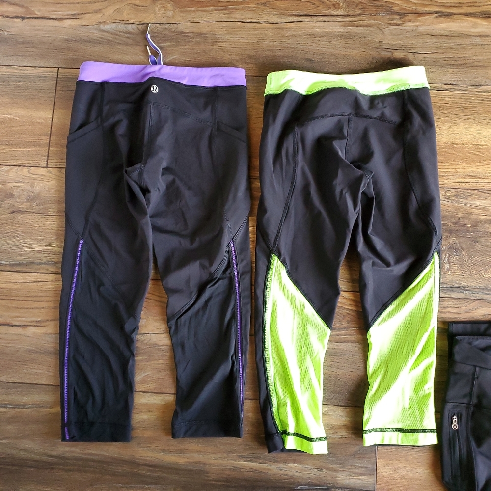 Lululemon activewear stretch pants lot